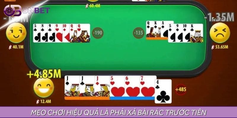 Nên xả bài rác sớm nhất có thể